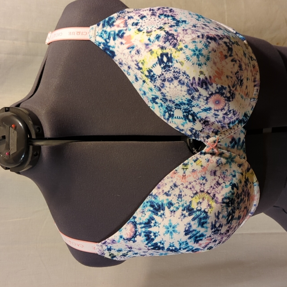 Lane Bryant tie die underwire bra